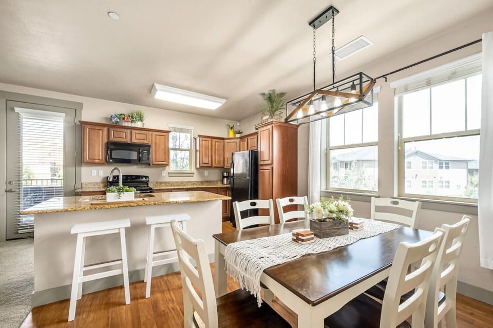 Whip up your culinary magic in this charming kitchen haven. 