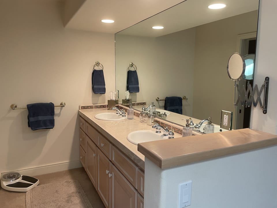 Upstairs Dual Vanity in Primary King Master Suite