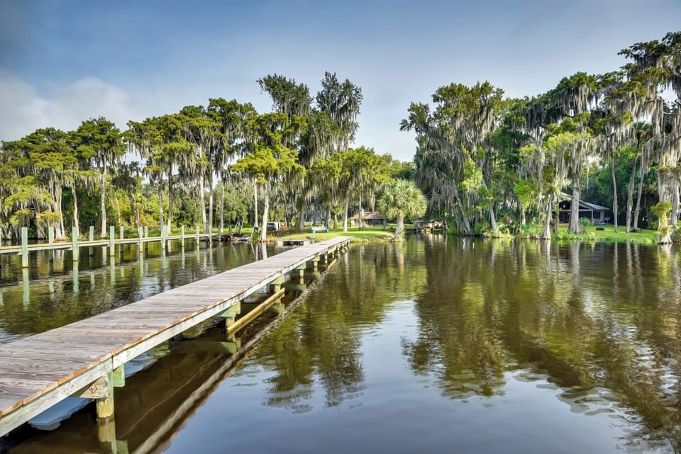 Private Dock | Covered Seating Area