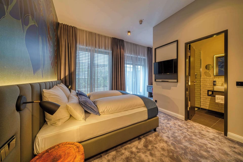 Standard Room, 1 Double Bed, Accessible | In-room safe, desk, soundproofing, iron/ironing board