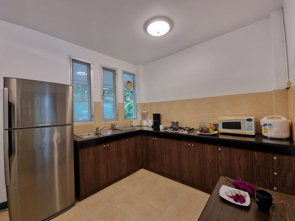 Villa, 3 Bedrooms, Private Pool | Private kitchen | Full-size fridge, microwave, stovetop, coffee/tea maker