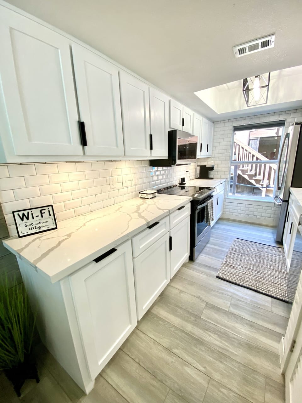 Fully renovated and stocked with essentials