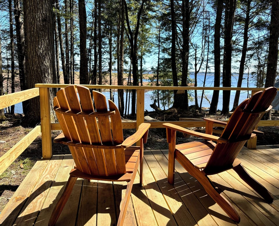 Fantastic view from the deck