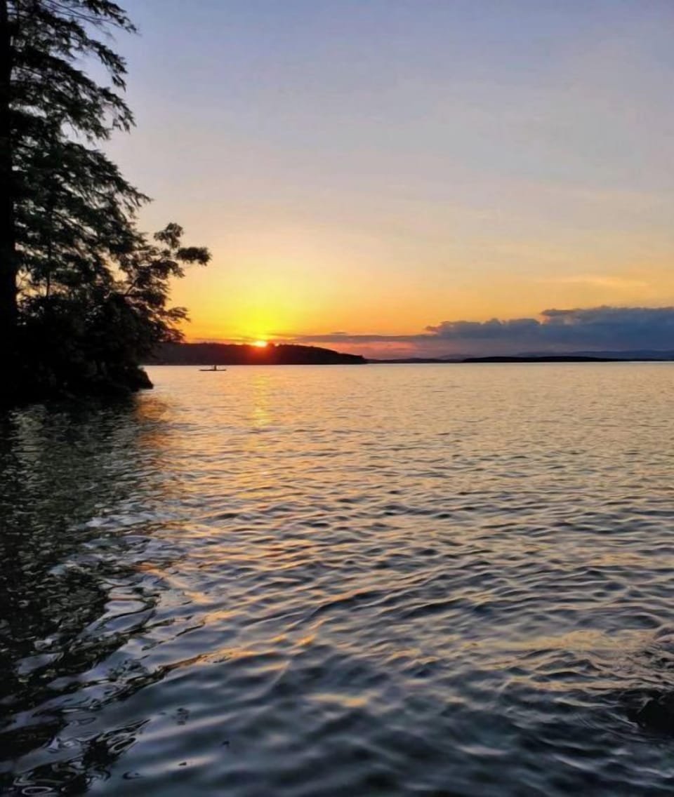 sunset view from Sleeper's Point