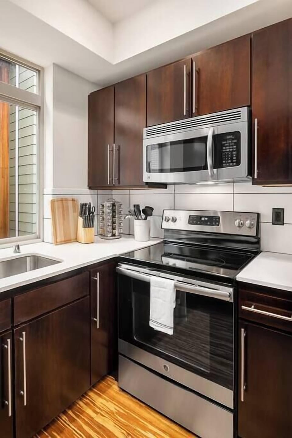 Fully stocked kitchen