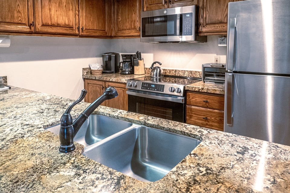 Kitchen with new appliances!