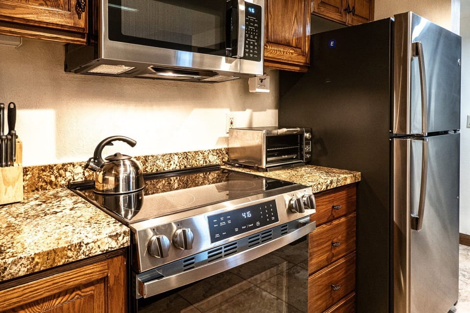 Kitchen with new appliances!