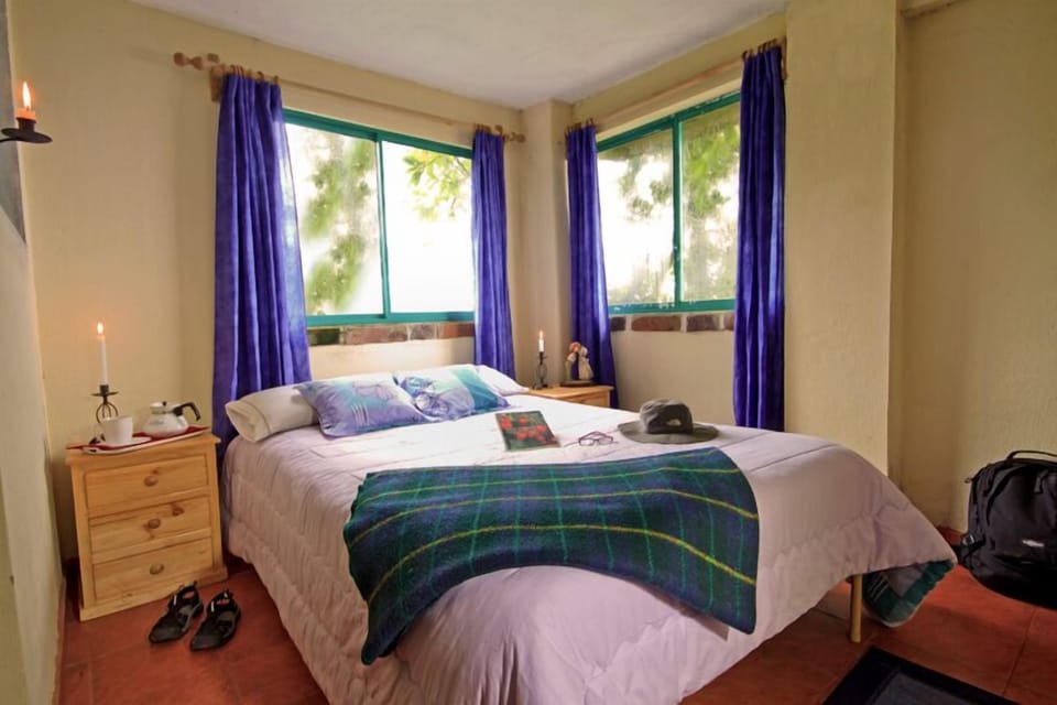 Double Room, Garden View | Down comforters, bed sheets