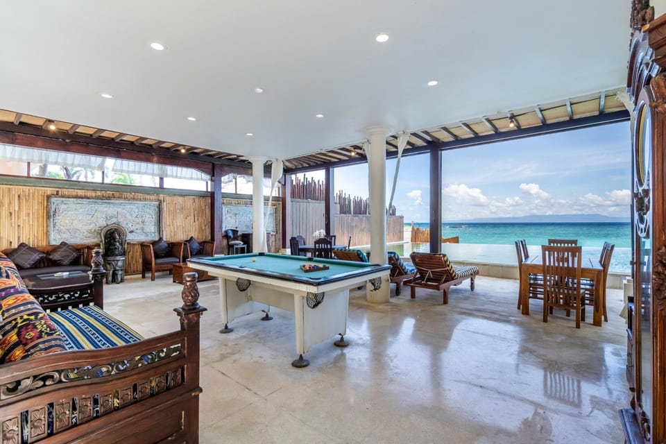 Shared seating area with Billiards