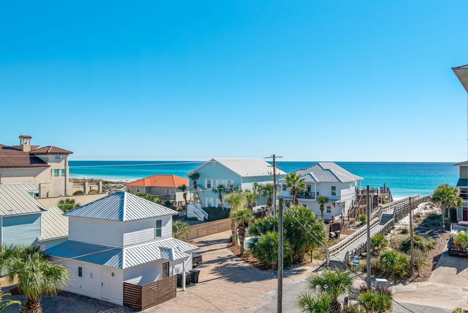 Just a short walk to the beach