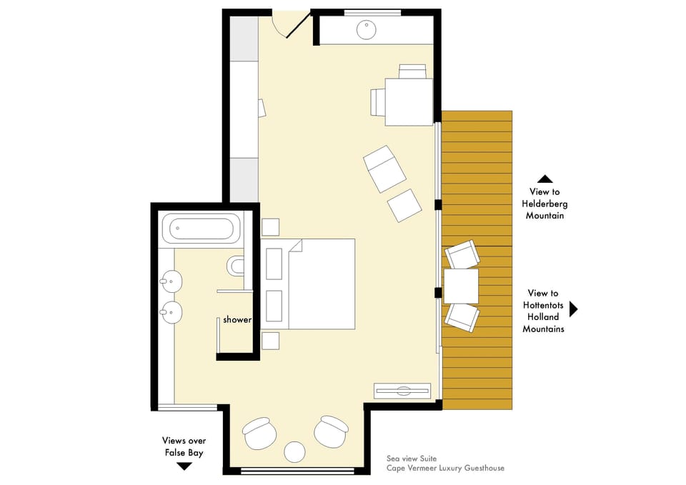 Sea View Suite | Floor plan
