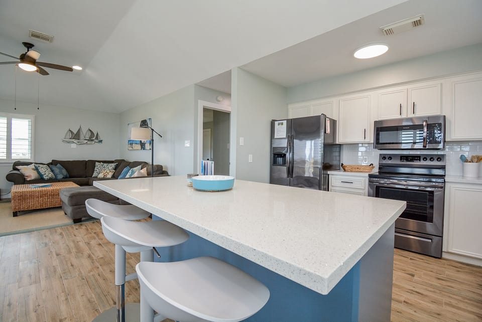 Large kitchen island