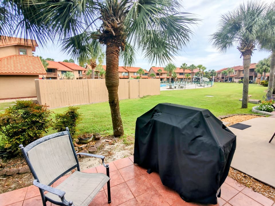 The Grand Lagoon  pool is steps away
from your back door (not Heated)
