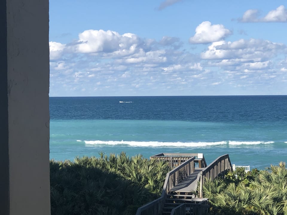 entrance to our private beach