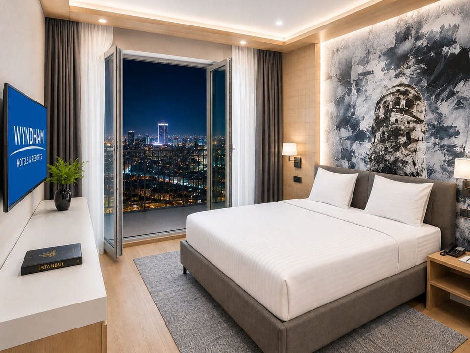 Junior Suite, 1 King Bed, Non Smoking, Balcony | Premium bedding, minibar, in-room safe, laptop workspace