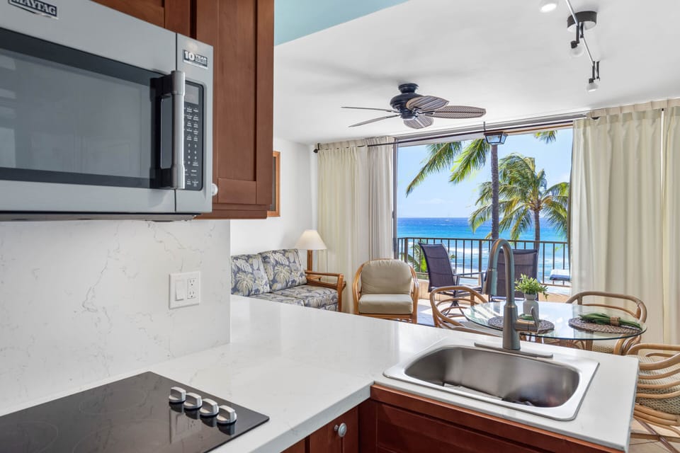 Stainless steel appliances - no oven, toaster oven only