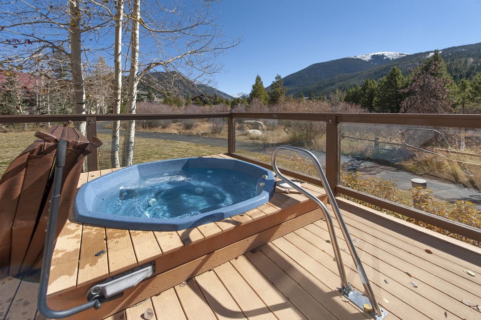Shared hot tub for the Frostfire complex.