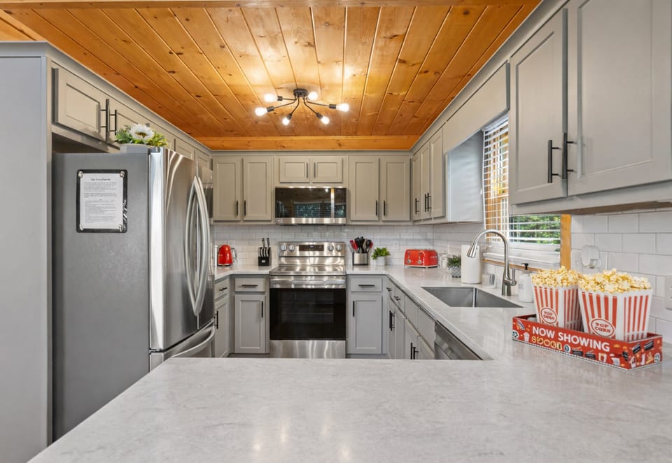 From morning coffee to evening dinners, the kitchen is crafted for every craving.