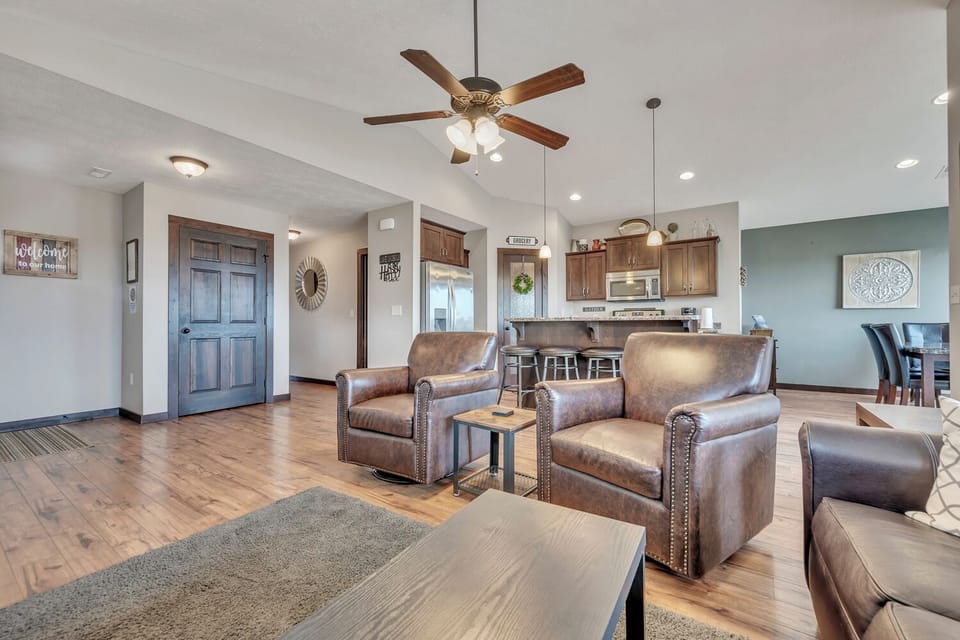 Open concept floor plan.
