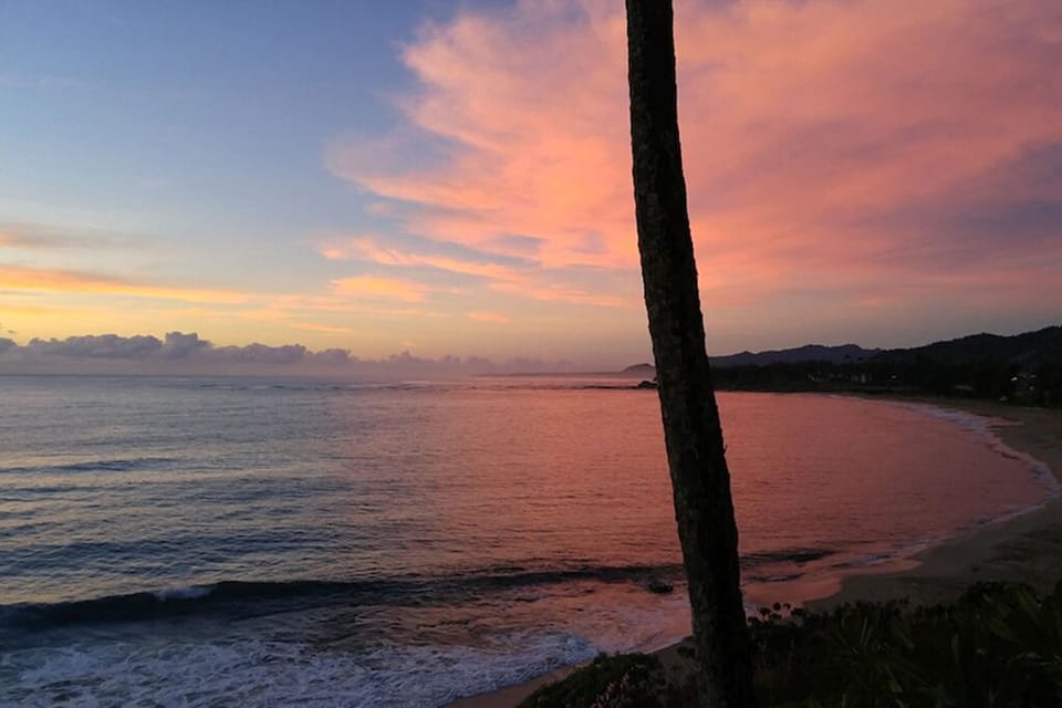 Sunset looking southwest.