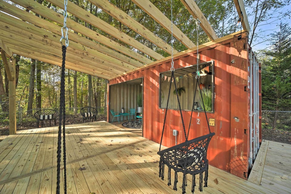 Back Yard | Repurposed Shipping Container