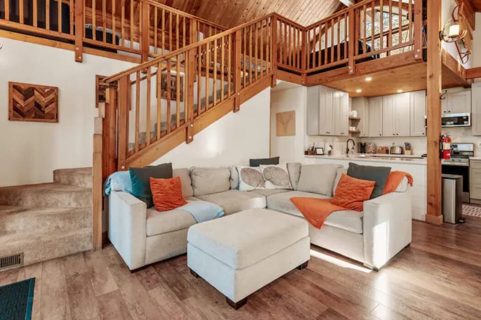 Great room with loft