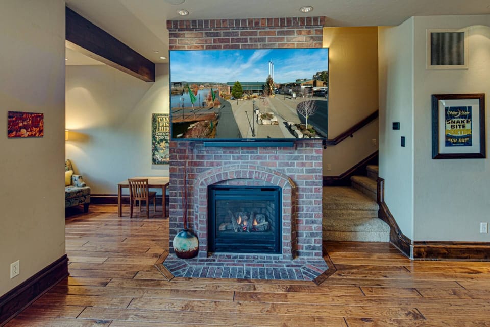 Get cozy in front of a a warm fire.