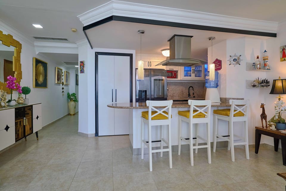 Full kitchen includes washer and dryer, coffee maker, toaster, microwave, etc.