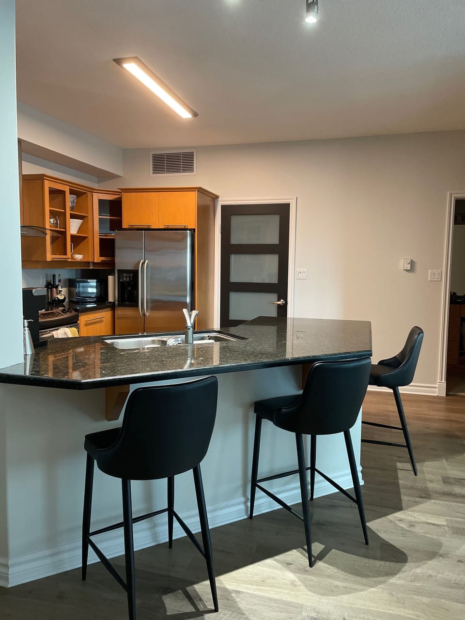 Fully stocked kitchen