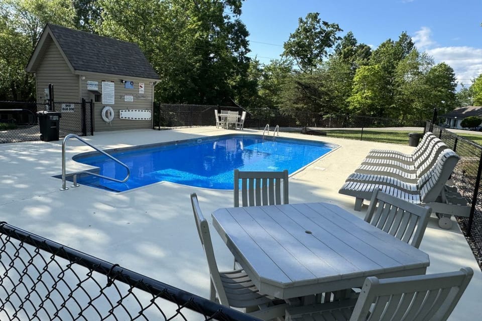 Seasonal swimming pool at Gate 3. Just a few minute's walk from Ellie's Place.