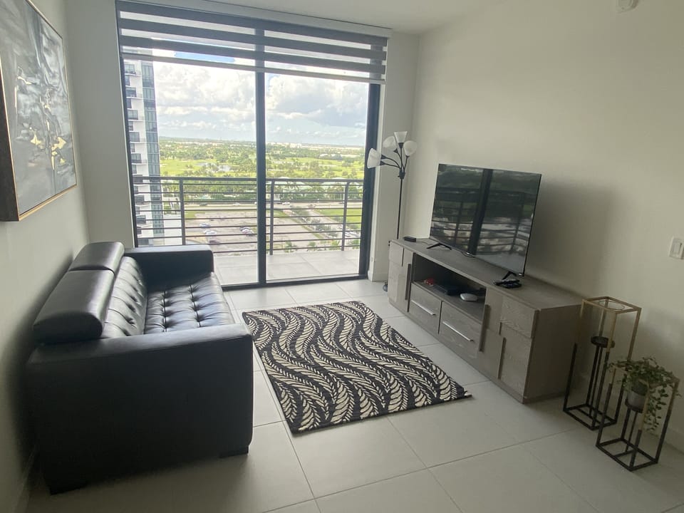 Living Area. Sleep bed sofa full size