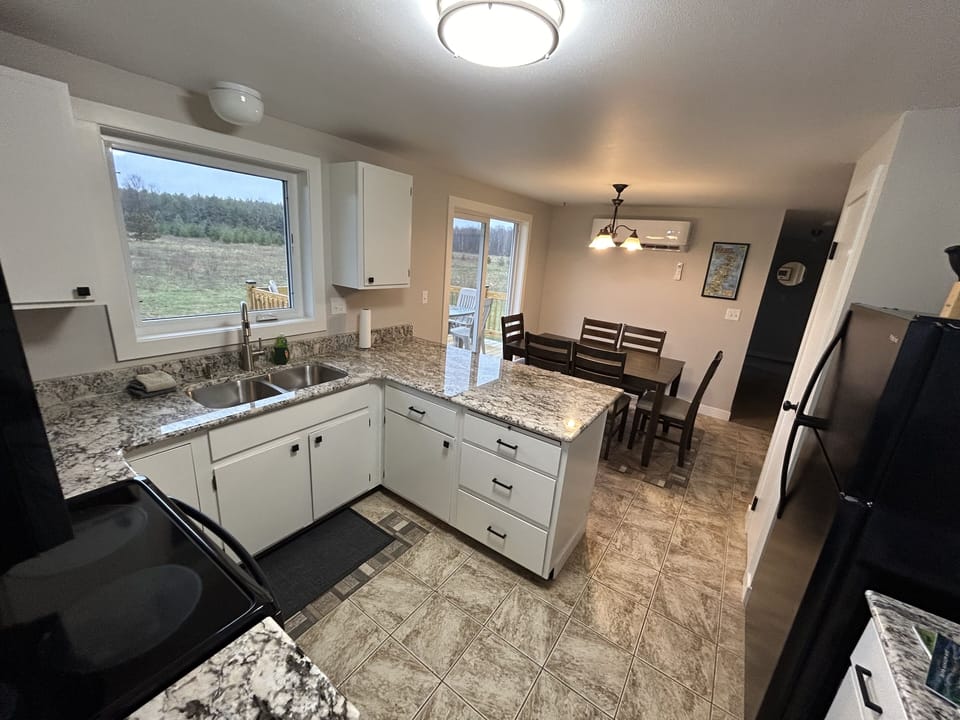 Kitchen and dining room