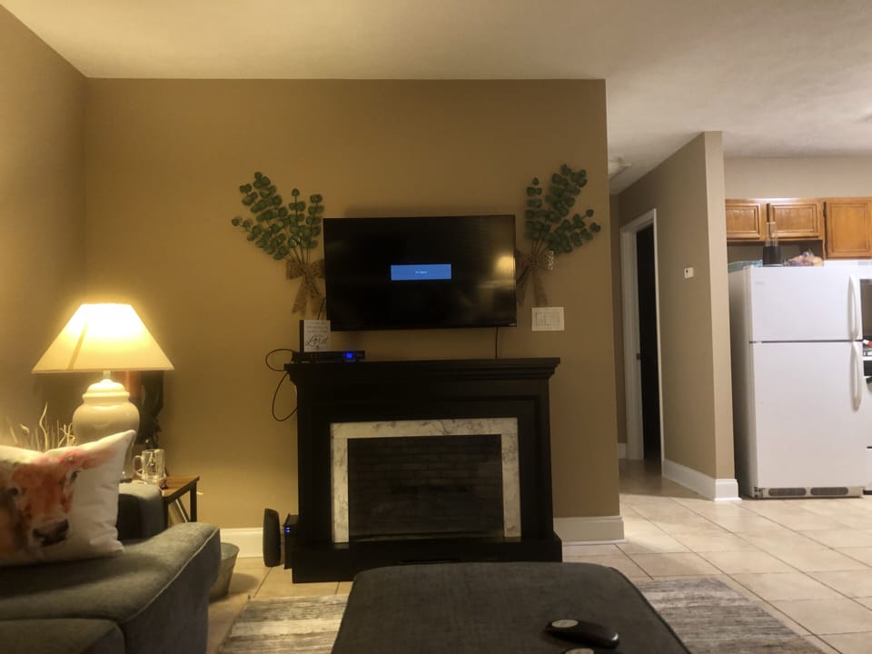 Cozy electric fireplace!