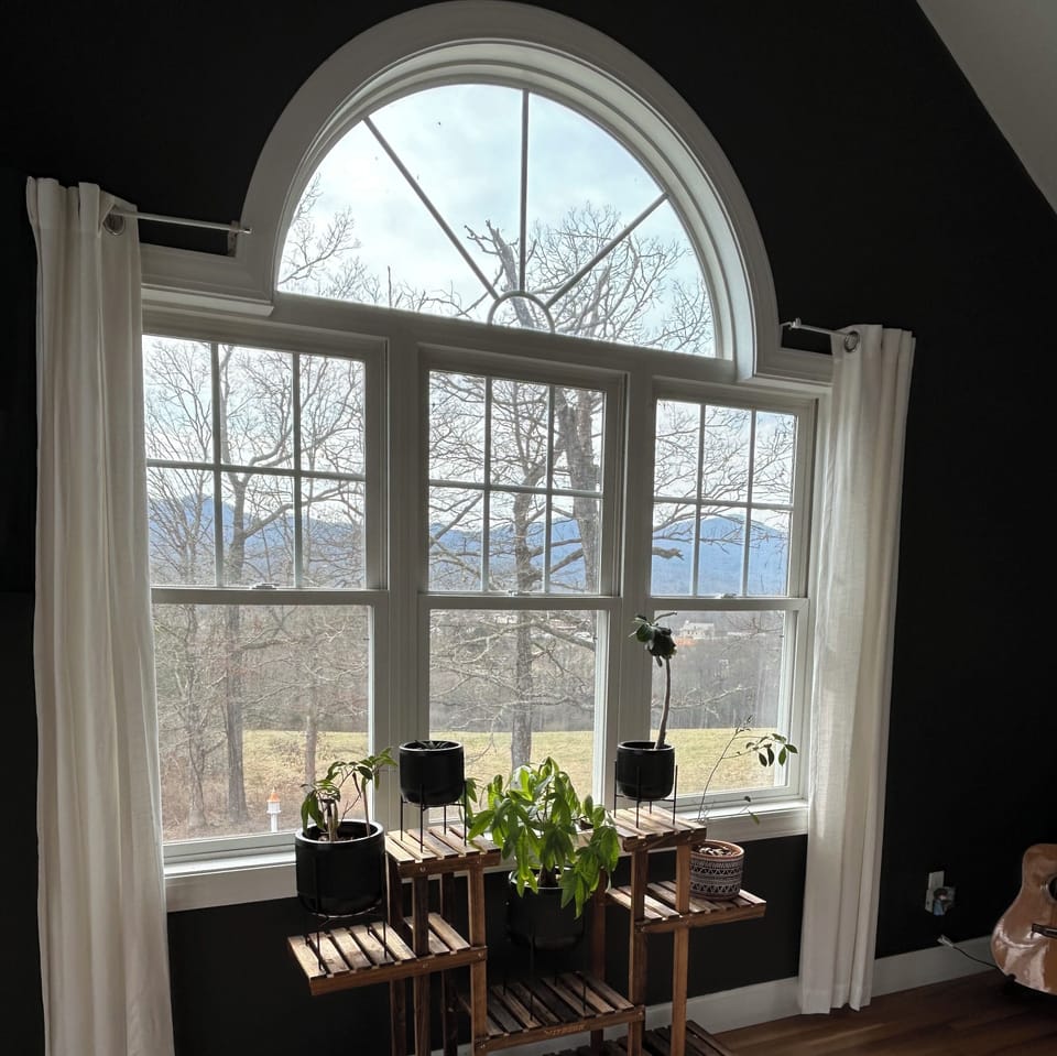 Western view from Bedroom 1.  
