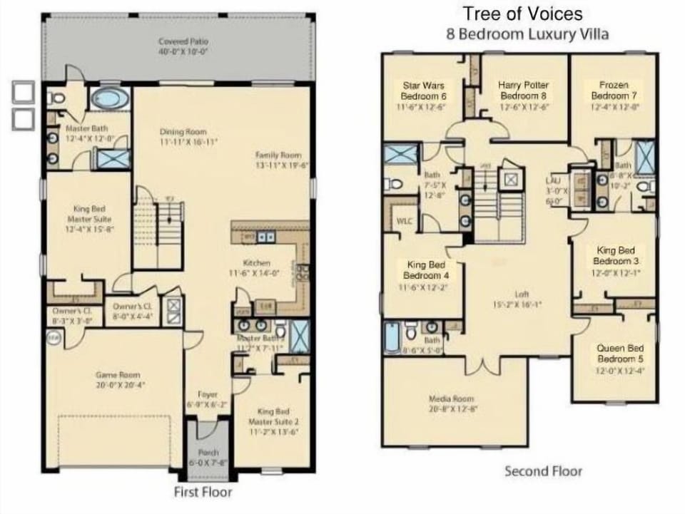 Floor Plan of Tree of Voices