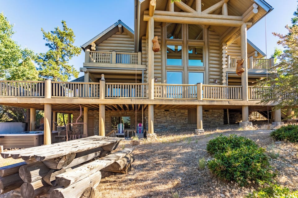 Your Big Bear log cabin.