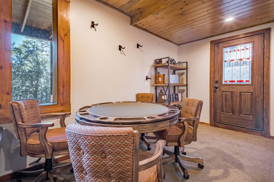 Card table.