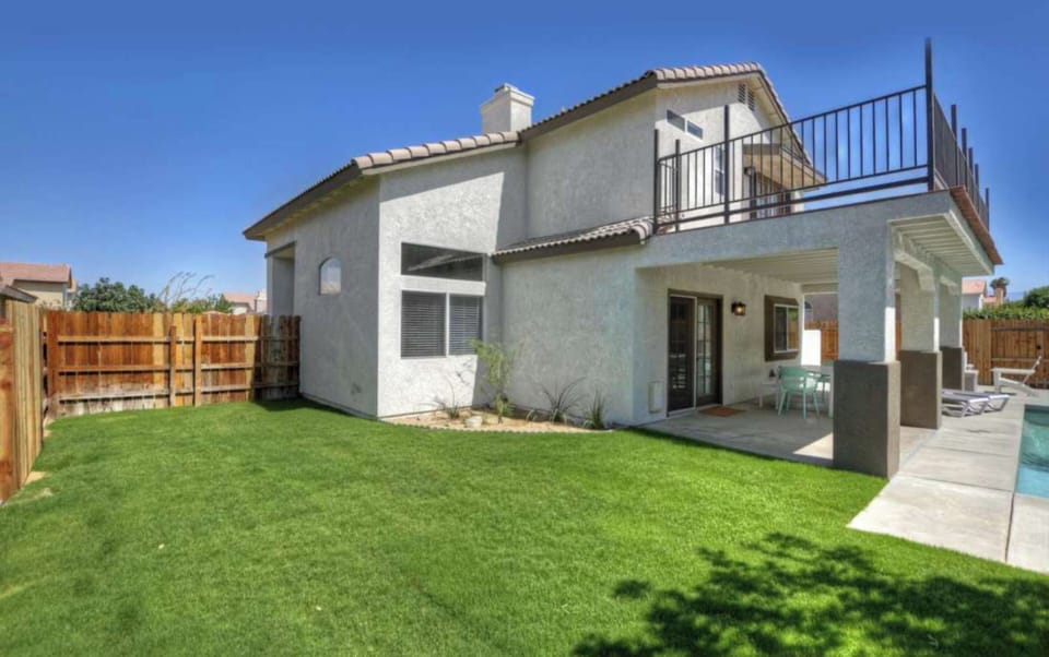Spacious lawn for fun in the sun.