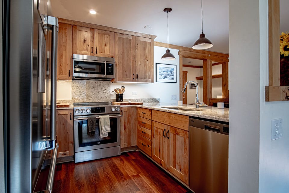 Open Kitchen with all New Appliances
