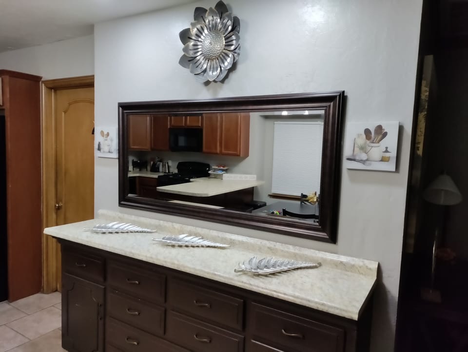 serving area in kitchen....