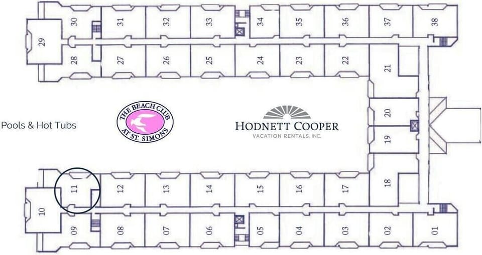 Beach Club Complex Layout