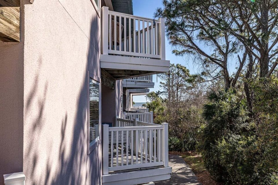 Shipwatch 208 - Private Balcony View for outside of condo