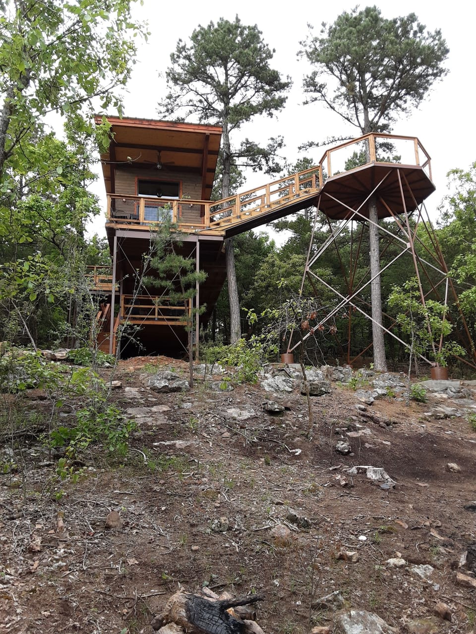 Modern High End Cabin #3 on Horsehead lake with private viewing tower Cabin in Arkansas