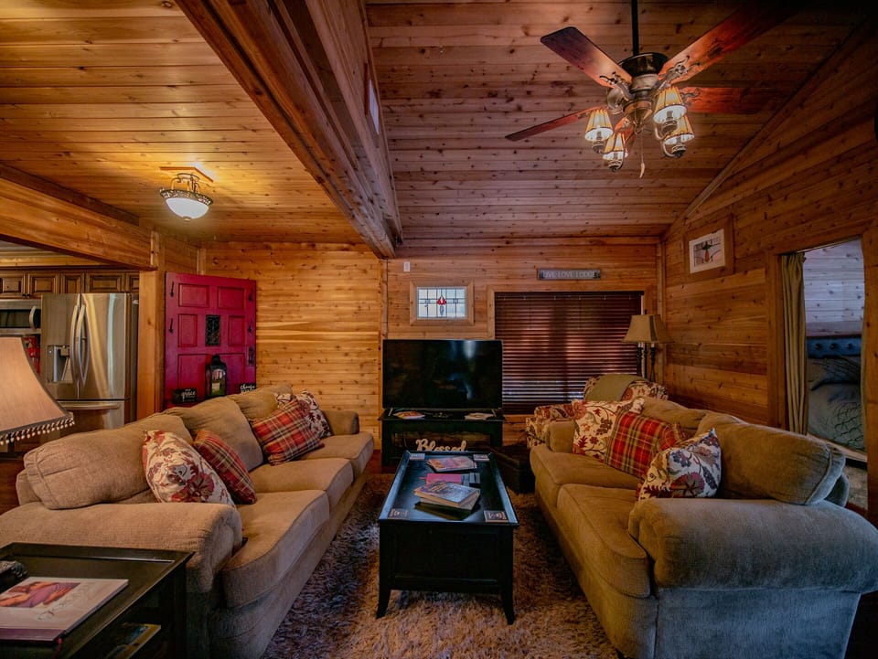 50 " Smart TV and wifi for streaming.