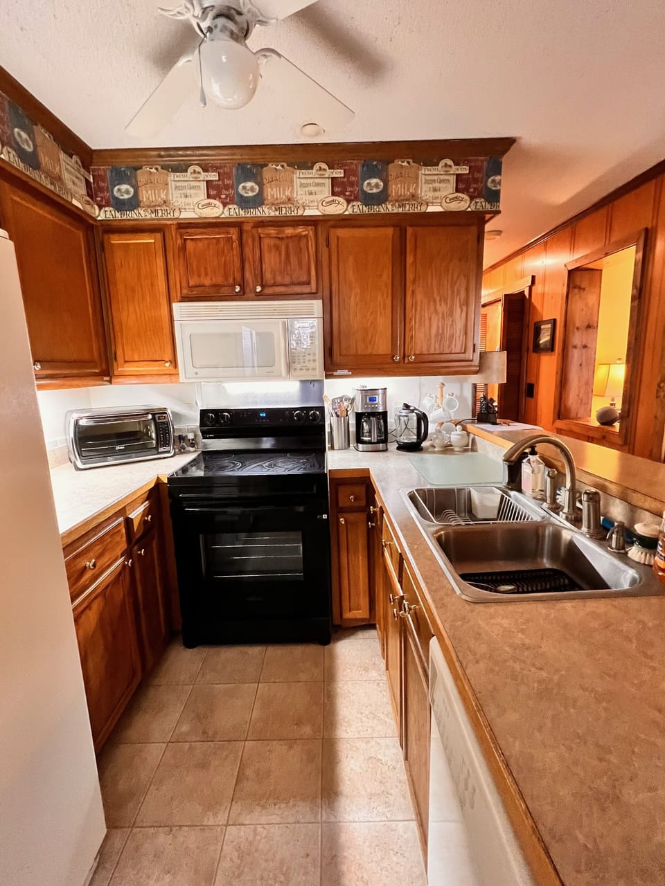 Galley Kitchen (view from Dining Room)