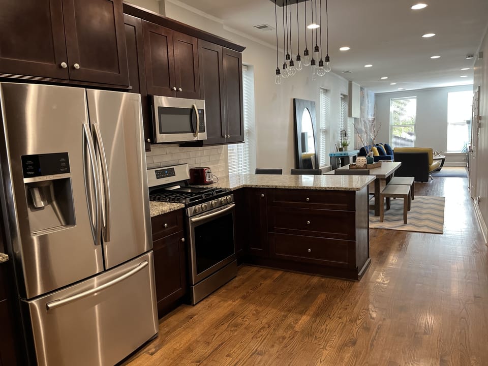 Full kitchen with new appliances