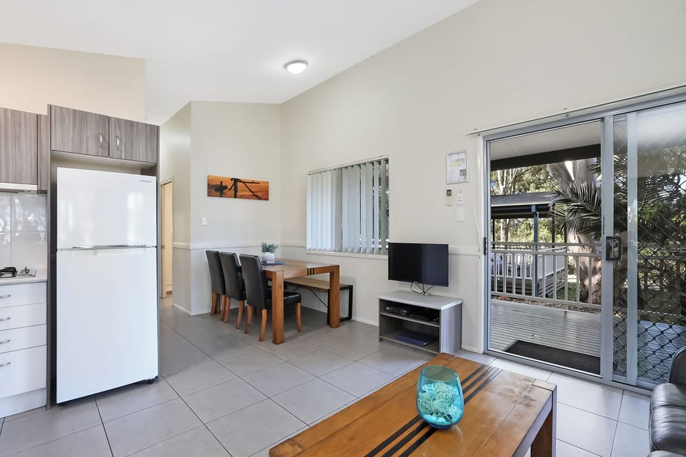 Premium Cabin - Sleeps 5 | Living area | LCD TV, DVD player