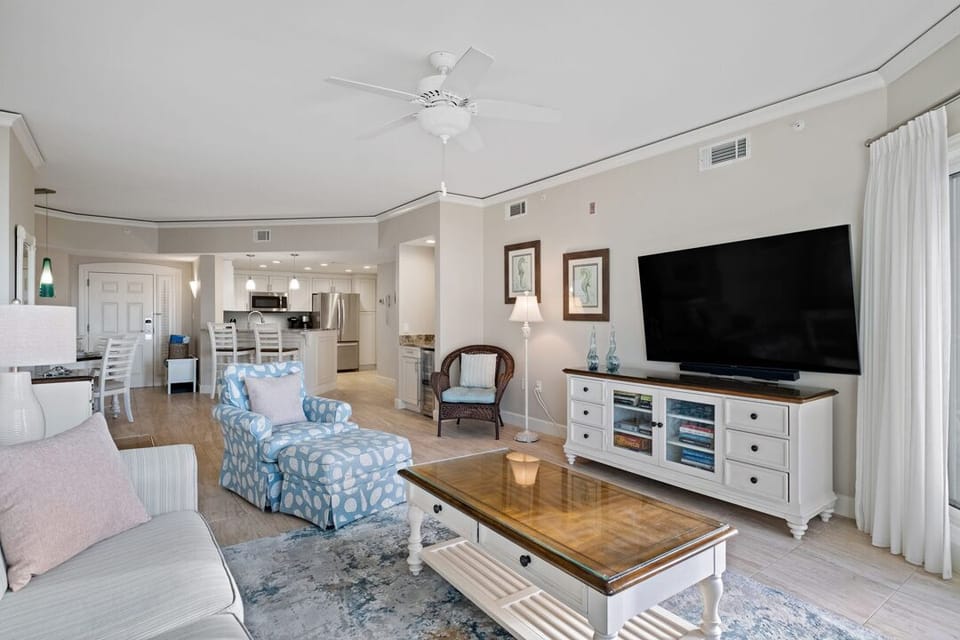 Living Room with HDTV