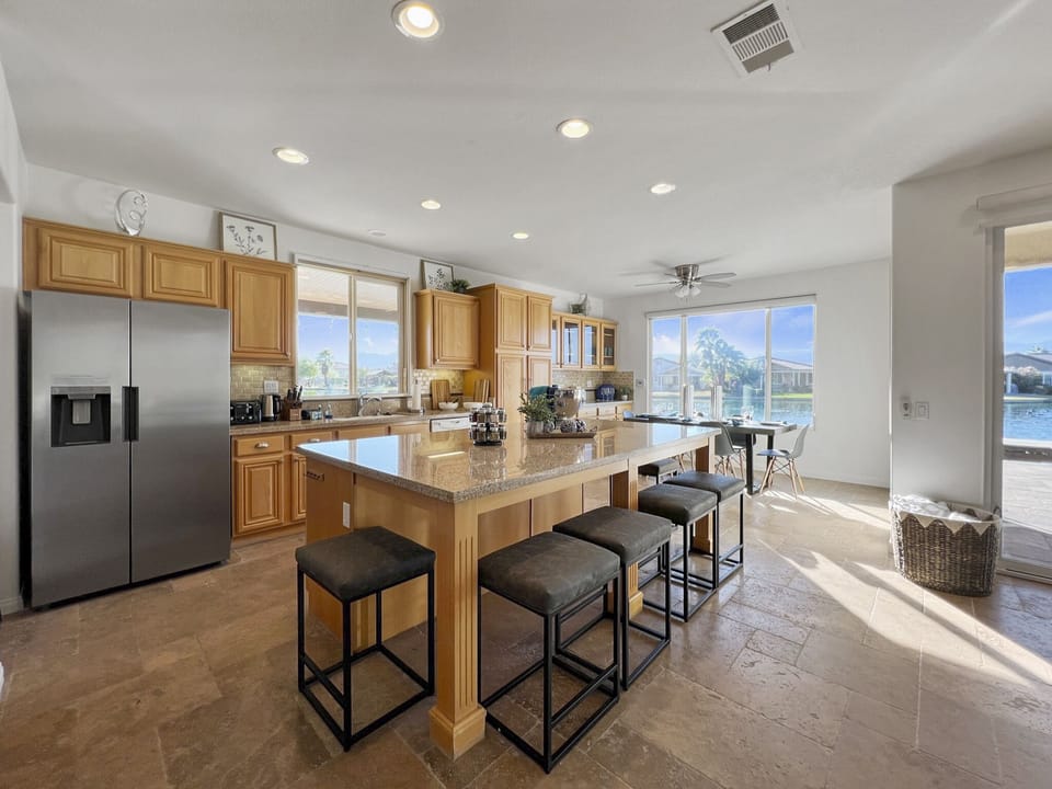 You will love cooking in this kitchen surrounded by beautiful water views