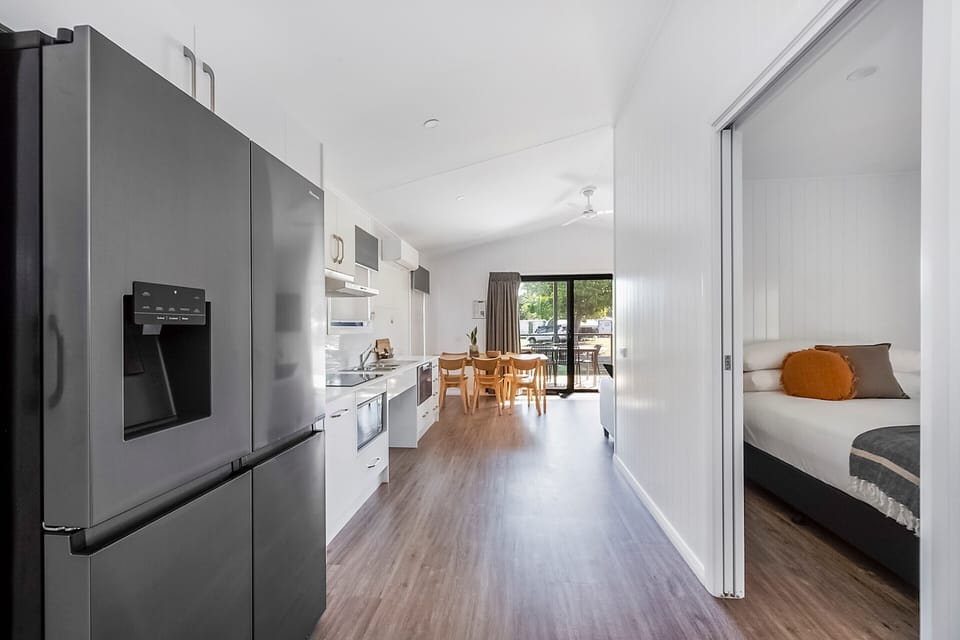 Premium Villa Accessible - Sleeps 4 | Private kitchen | Full-size fridge, microwave, stovetop, electric kettle